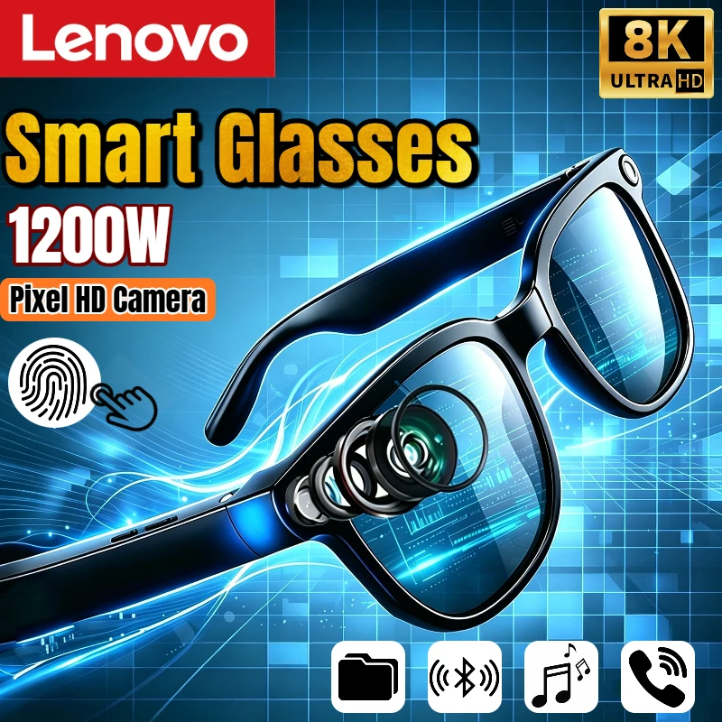 Smart Glasses Lens - Lenovo AI Smart Glasses 8K Remote