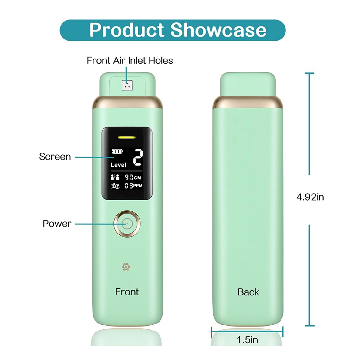 Breath Rate Monitor - A20M Oral Odor Freshening Rate Detector,