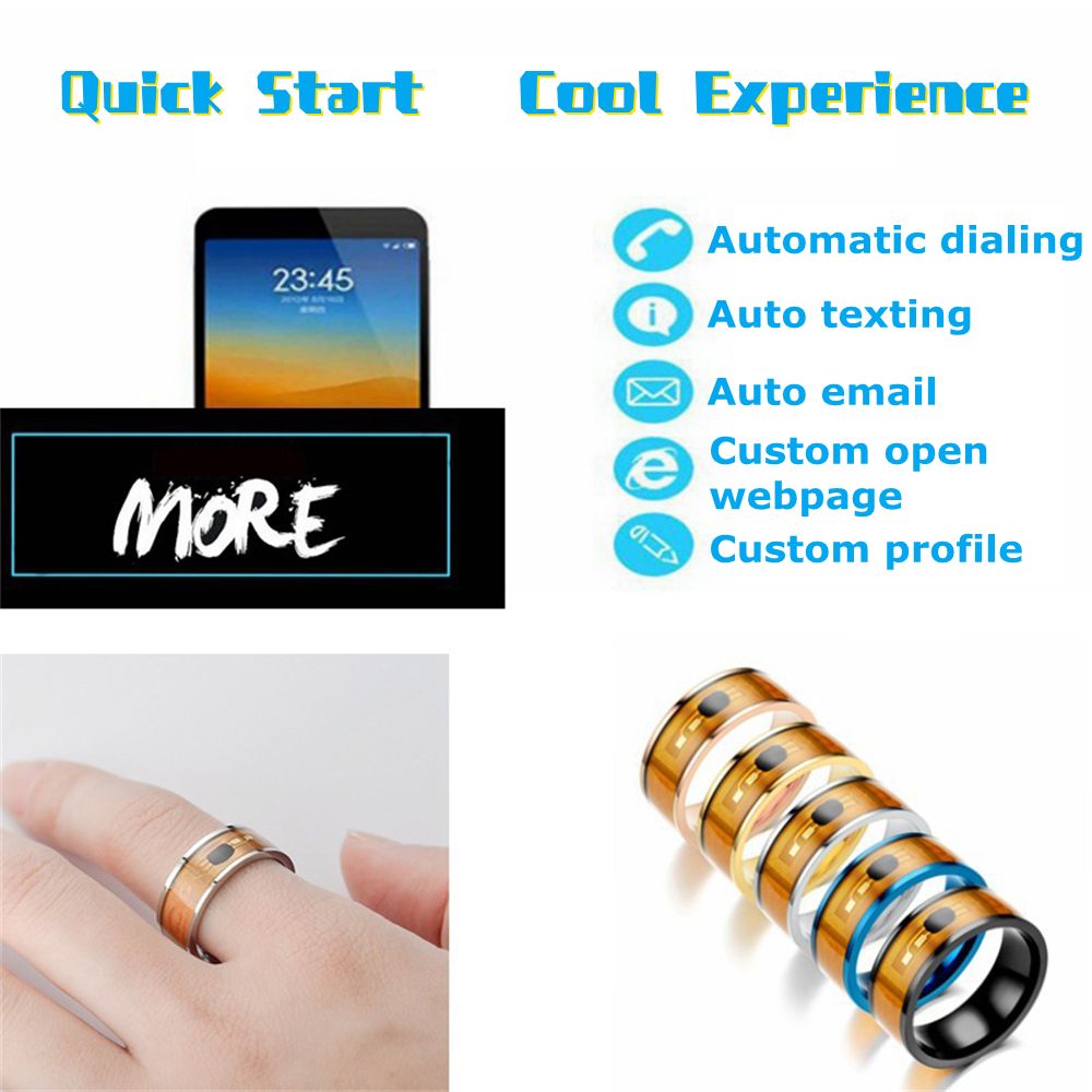 Fashion Technology Multifuncti – Smart Ring Nfc Pay recenzja i cena
