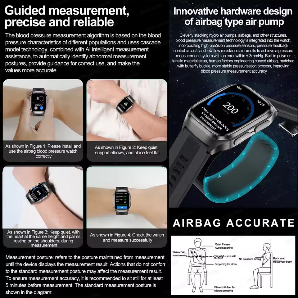 2026 New Upgrade AI Diagnostic – Fall Detection Watch recenzja i cena