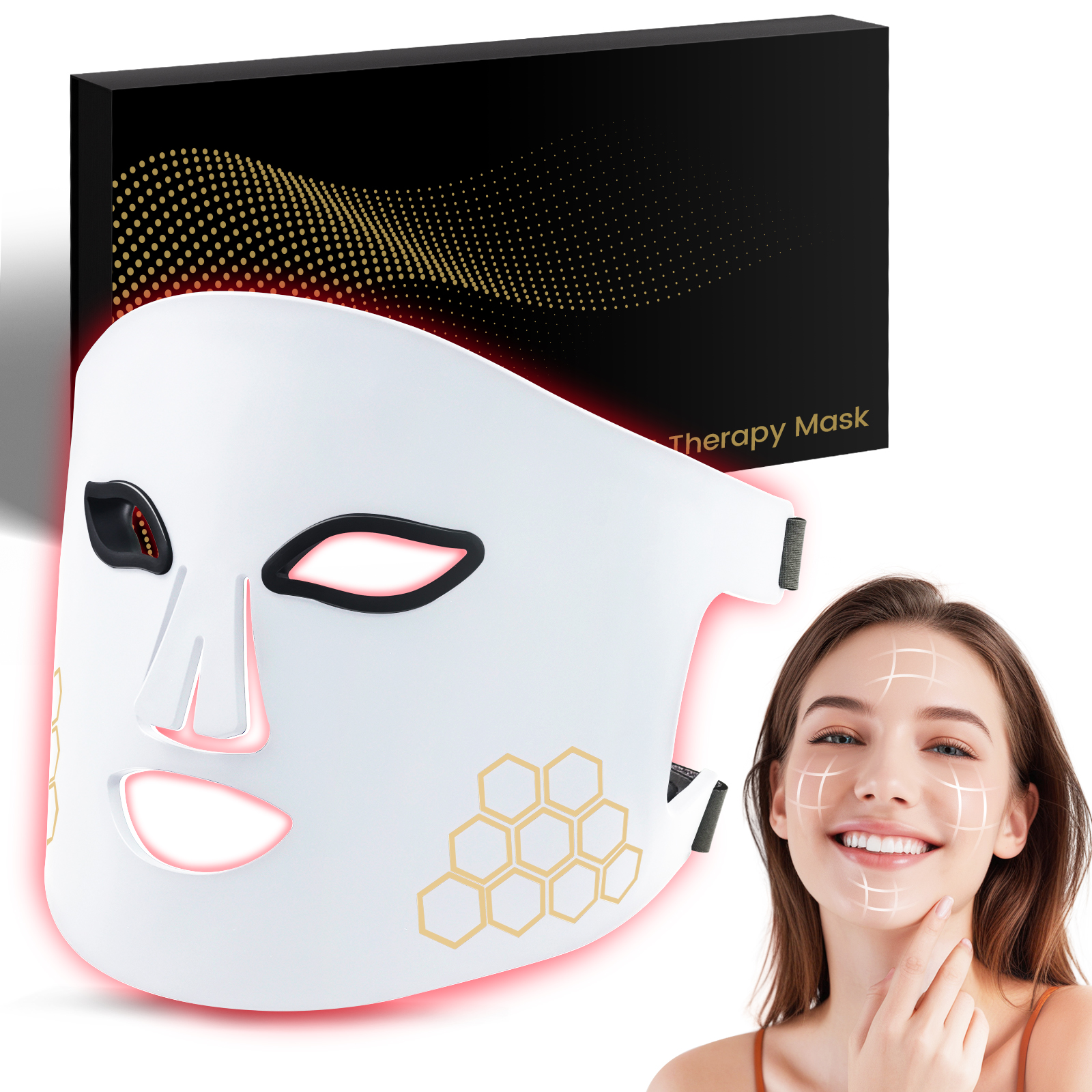 Hello Face LED Face Mask Light – Galvanic Skin Sensor recenzja i cena