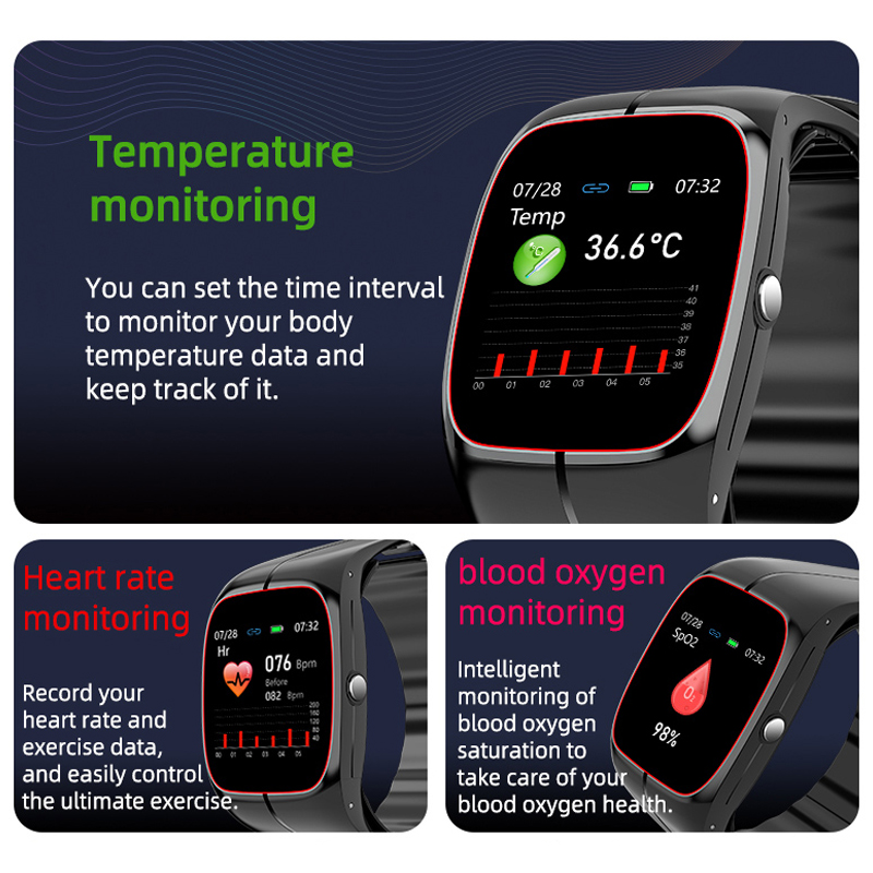 New Blood Pressure Blood Oxyge – Fall Detection Watch recenzja i cena