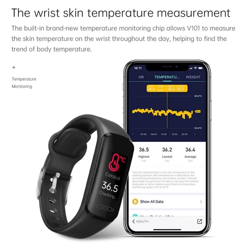 Smart Watch The V101 Real-time – Breath Rate Monitor recenzja i cena