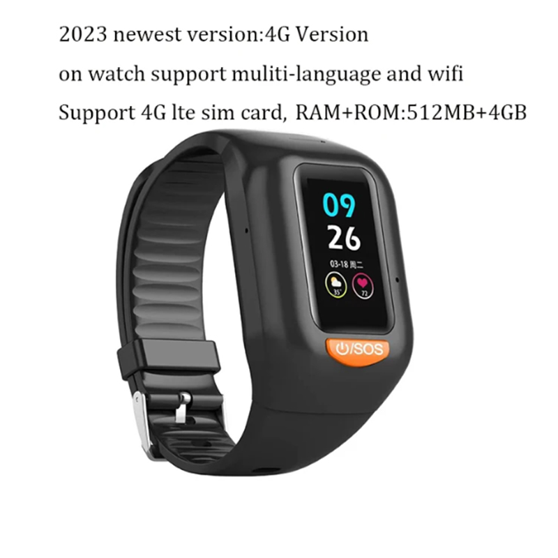 Newest Elderly 4G Smart Watch  – Fall Detection Watch recenzja i cena
