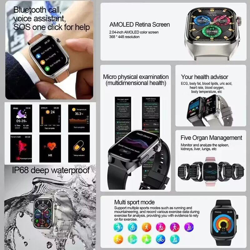 New Nursing Level Blood Pressu – Fall Detection Watch recenzja i cena