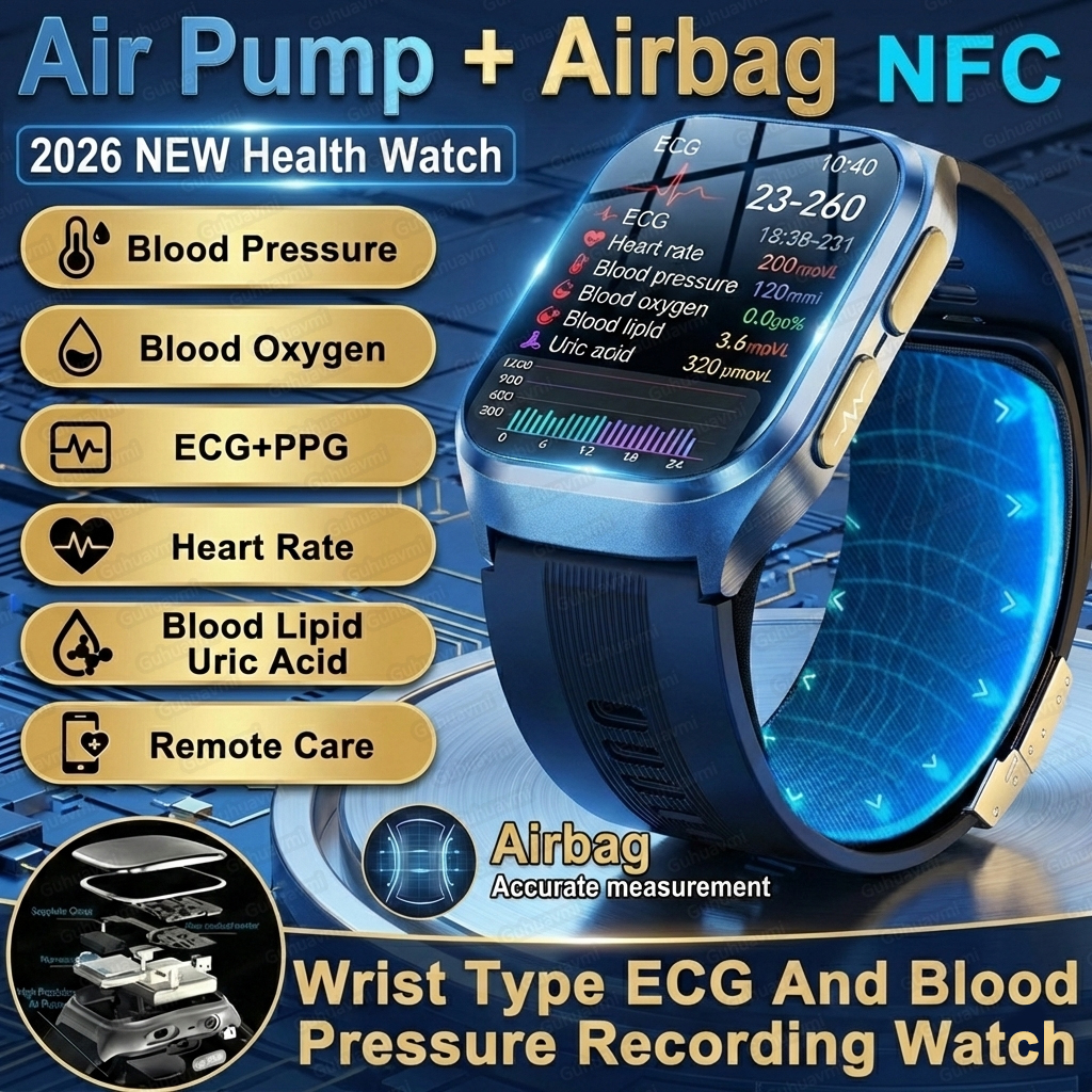 2026New Air Pump Airbag True B – Fall Detection Watch recenzja i cena