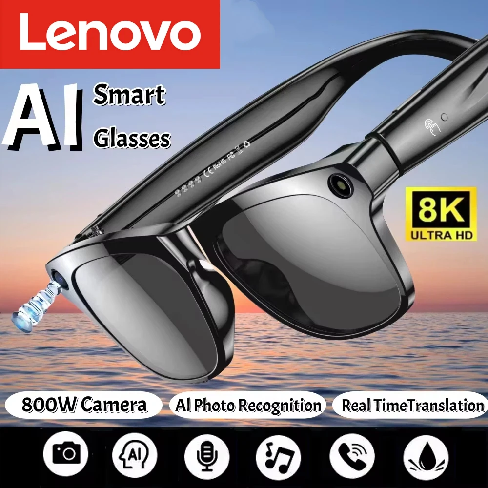 Lenovo AI Smart Glasses 8K HD  – Smart Glasses Lens recenzja i cena